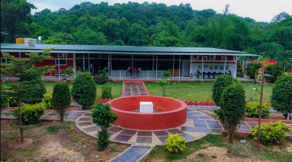 Natural surroundings and resort facilities at Ashoka Jungle River Resort