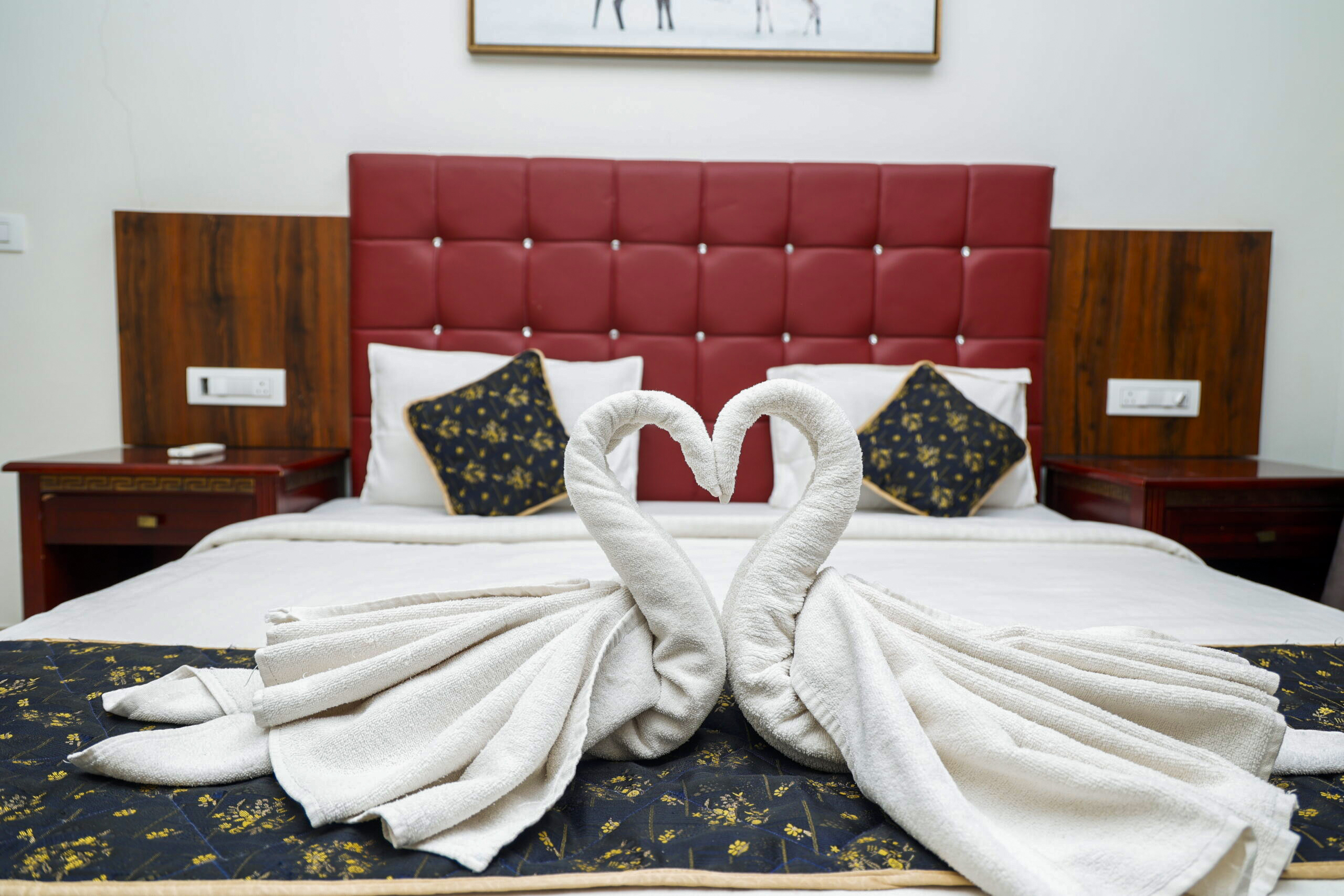 Spacious premium AC room with modern facilities at Ashoka Jungle River Resort
